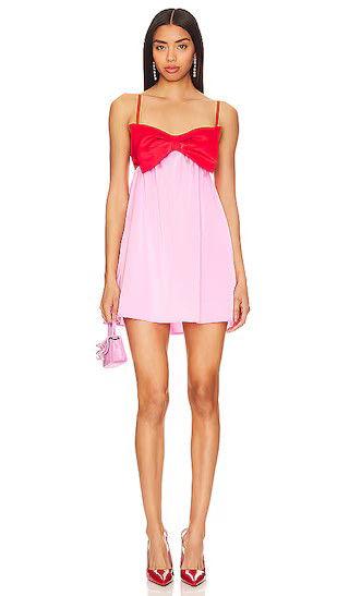 Best Bow Mini Dress in Vday Colorblock | Revolve Clothing (Global)