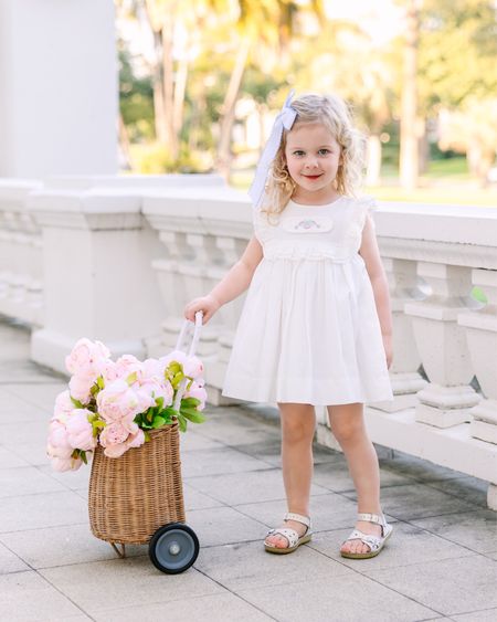 the GOLDIE dress from the most beautiful collection from the Broke Brooke x Edgehill Collection. So many versatile pieces for every occasion! I love that this dress has interchangeable tabs! 🤍💐🎀

#LTKkids #LTKfindsunder100 #LTKbaby