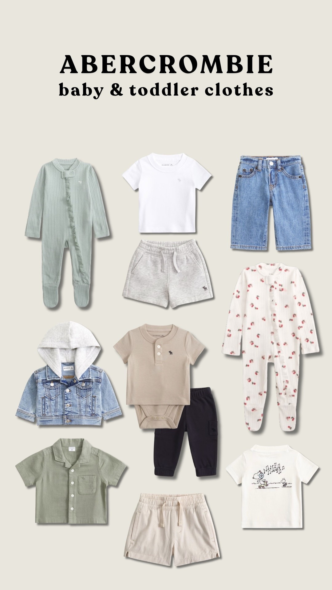 the cutest baby and toddler clothes from abercrombie omg! #toddler #baby #abercrombie 

#LTKootd #LTKBaby #LTKKids