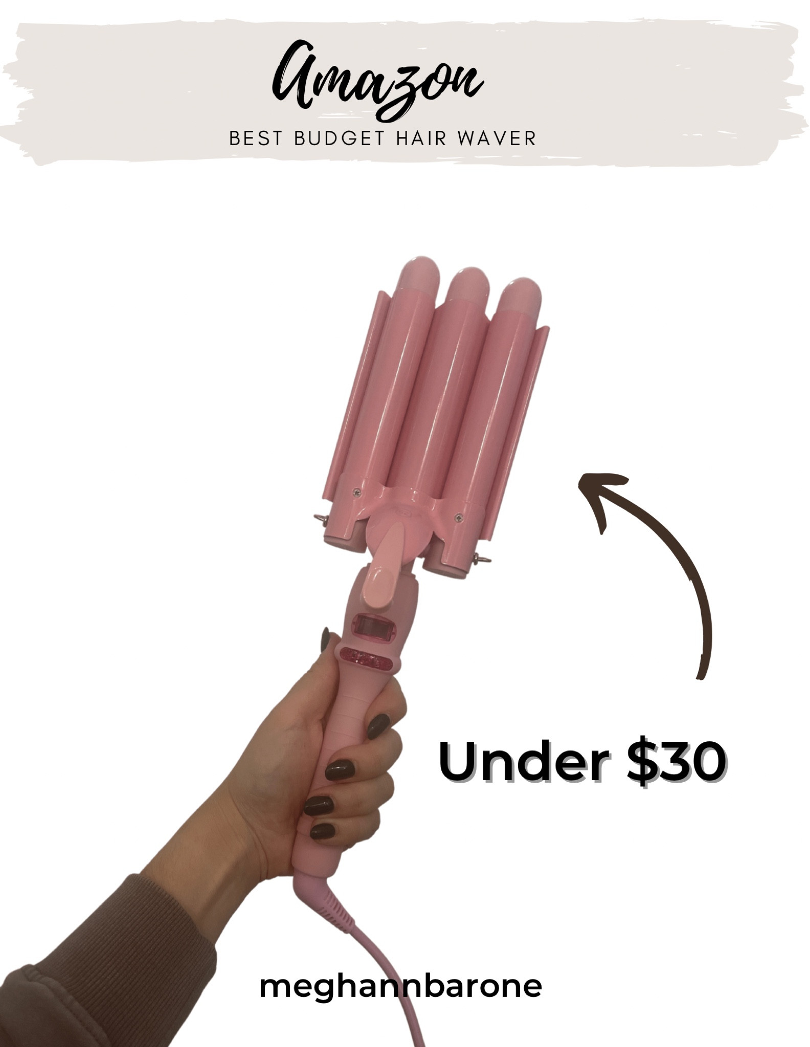 My favorite budget hair waver under $30 | gives the most beautiful beach waves. 🤍

#LTKstyletip #LTKunder50 #LTKbeauty