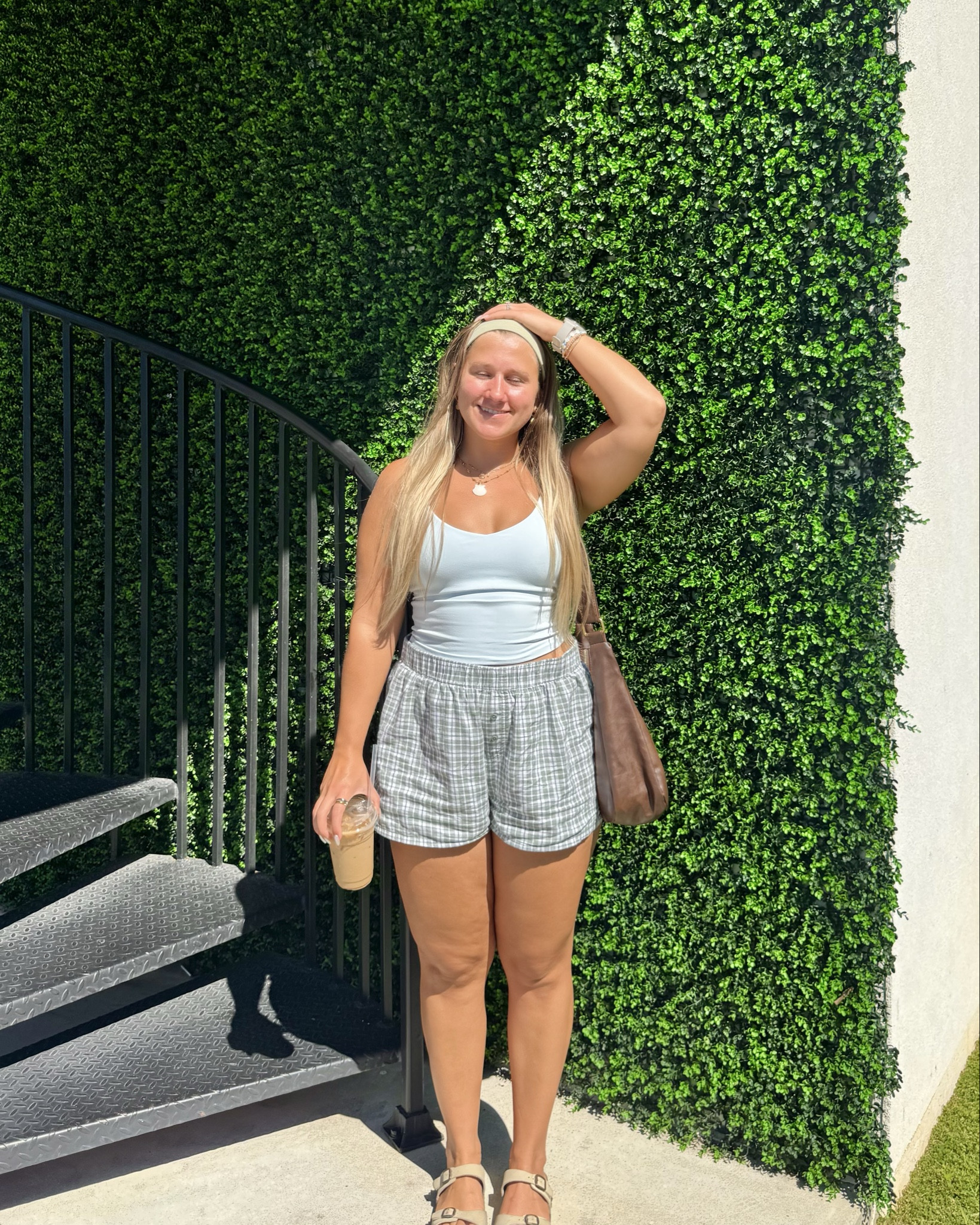 top: medium 
bottoms: large 

PTULA discount code ‘danielle’ 

#LTKItBag #LTKFindsUnder50 #LTKSeasonal