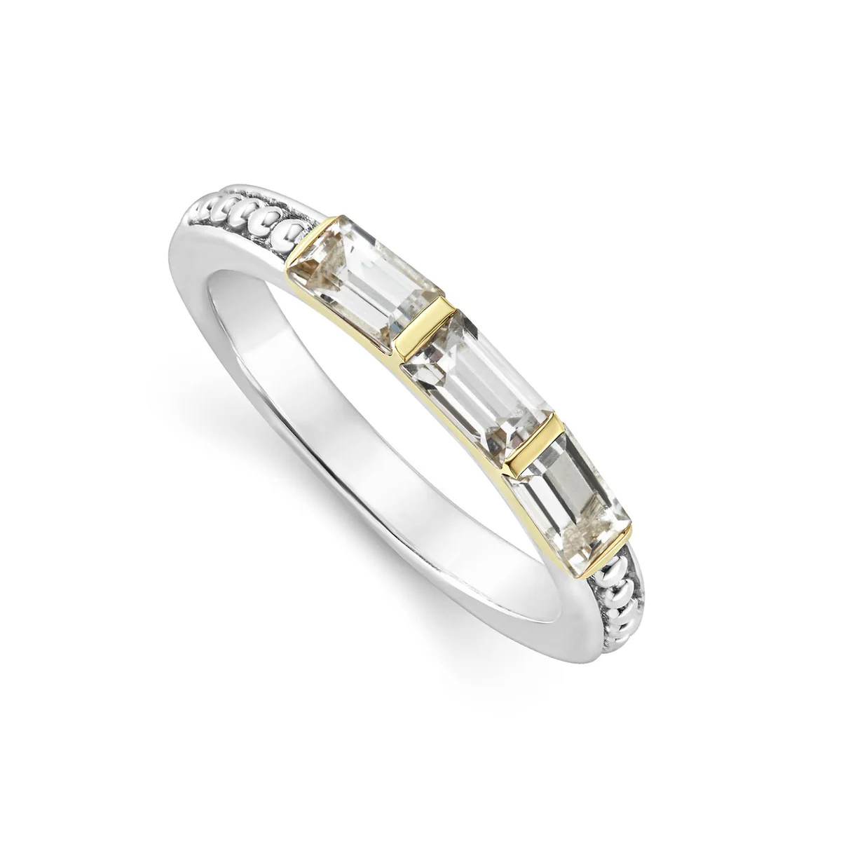 White Topaz Stacking Ring | LAGOS