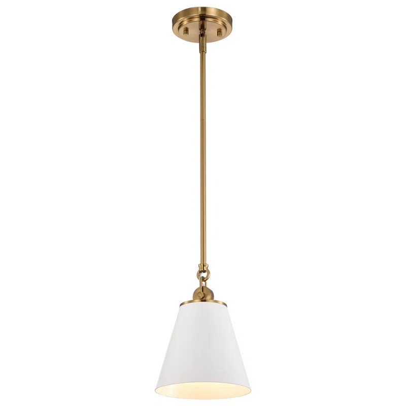 Gertie 1 - Light Brass Single Pendant | Wayfair North America