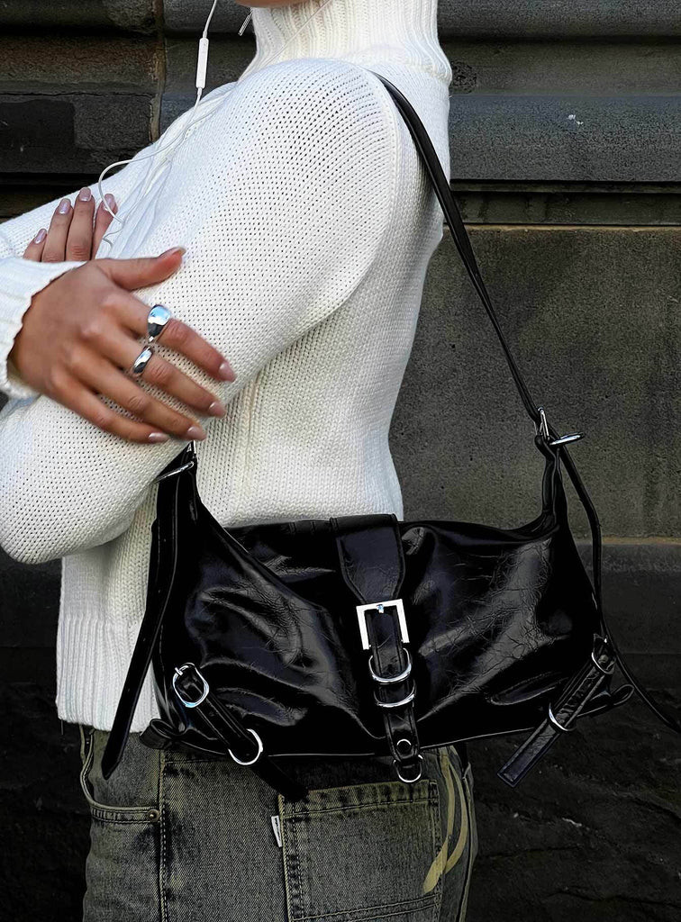 Anatolius Shoulder Bag Black | Princess Polly US