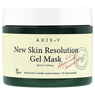 Axis-Y, New Skin Resolution Gel Beauty Mask , 3.38 fl oz (100 ml) | iHerb