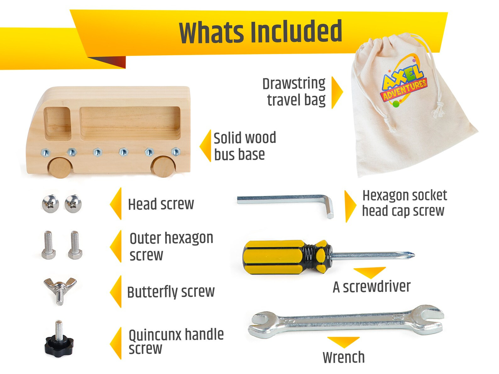 Montessori Screw Board, Preschool Toys, Educational Toys, Multi-tool Basic Skills, Screw Toy, Scr... | Etsy (US)