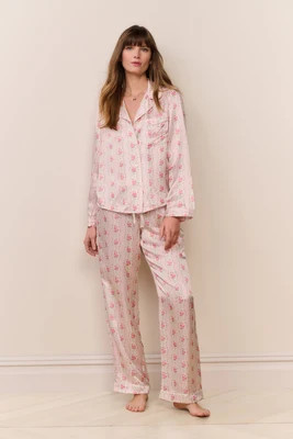 Fanciful Polo PJ Set LADY BLOSSOM / XL | LoveShackFancy