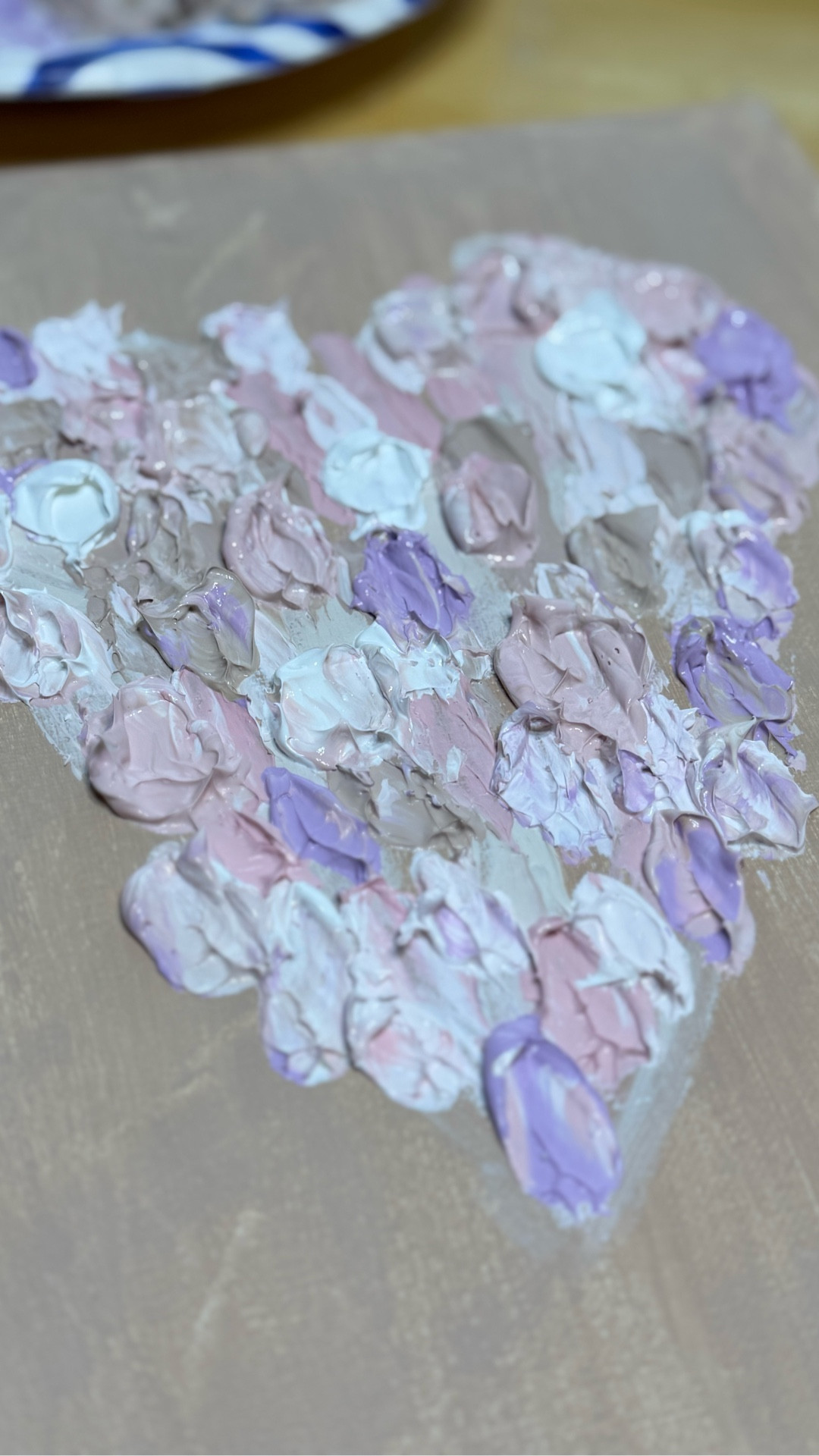  I didn’t set out to make “art.” I just wanted that felt slow, creative, and grounding for a little self reset. 

Using Plaid Craft’s thick acrylic paint and palette knives, I built this little soft texture one layer at a time. That process brought this little heart + petal trio to life. 

There’s something social about making your own home decor instead of buying it. It turns into a memory, instead of just a thing. 💗

DIY Valentine home decor, abstract heart canvas art, textured acrylic painting, Plaid Crafts paint, palette knife painting, Valentine wall art, neutral Valentine decor, DIY wall art, creative home projects, slow living decor, handmade home decor, cozy home aesthetic, motherhood creativity, creative self care, modern Valentine decor


#LTKmomlife #LTKSeasonal #LTKHome