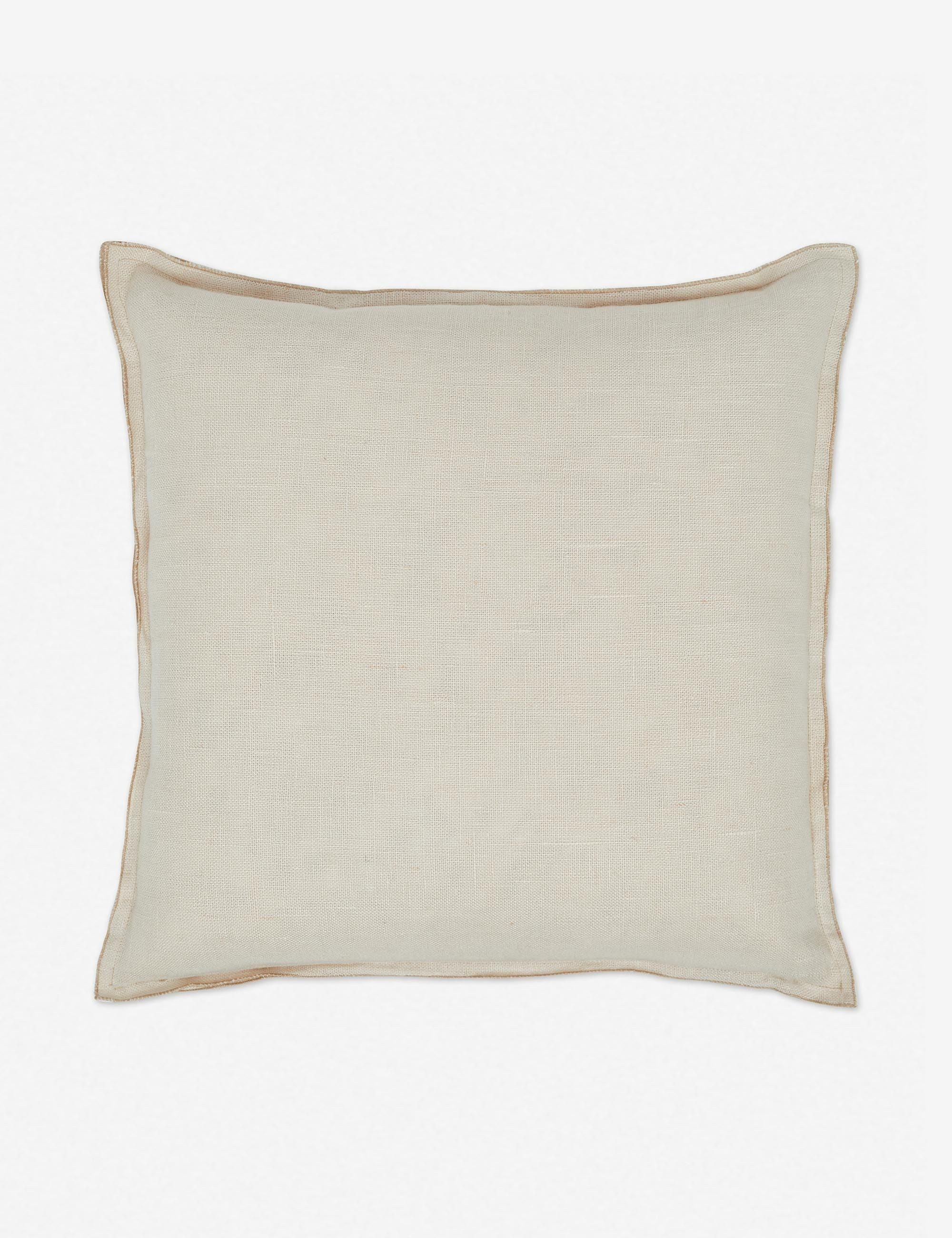 Arlo Linen Pillow, Light Natural | Lulu and Georgia 