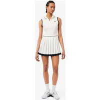Lacoste Tenniskleid Heritage mit Ultra Dry-Technologie - Weiß / Navy Blau Size 34 | Lacoste (DE)