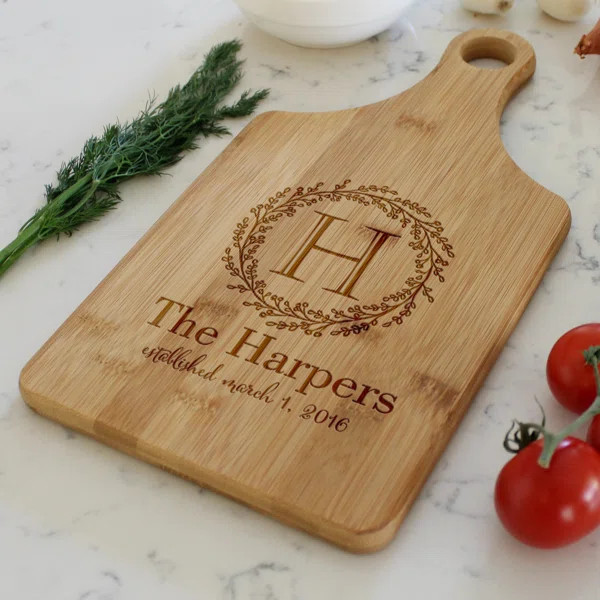 Etchey Bamboo Cutting Board | Wayfair North America