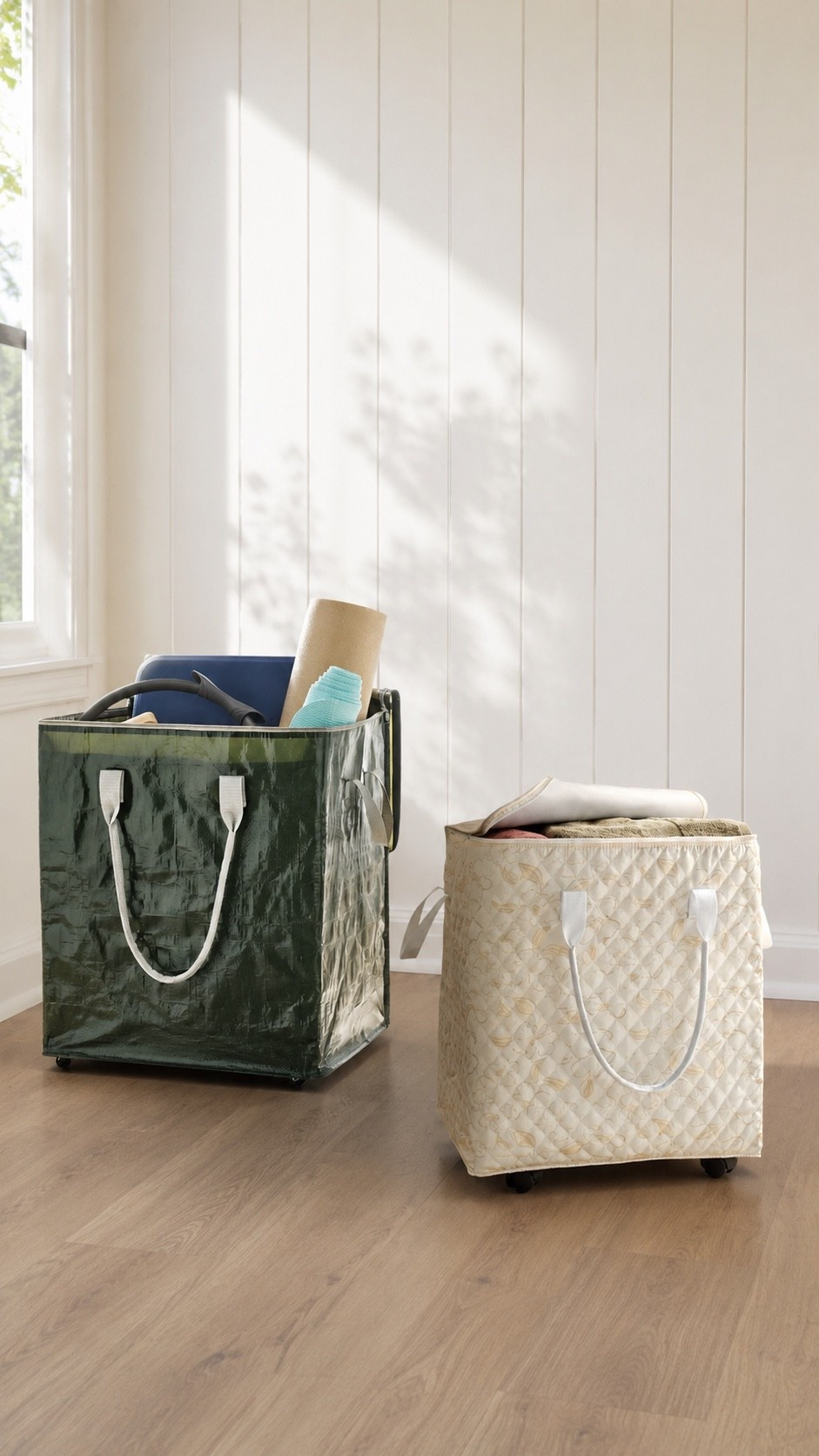 The viral h*lken bag doop is BACK IN STOCK!! Green is under $10!!

#Sponsored @Target 🤍

You know those products that seem random until you get one… and then suddenly you need five?!

These rolling storage bags have been SO handy for everything from seasonal decor and gift wrap to kids’ toys and extra bedding!! The wheels are what make them a game changer. no more dragging heavy bins around the house!!

#organizationIdeas #HomeOrganization #LTKHome #TargetFinds #OrganizedHome #LTKFinds