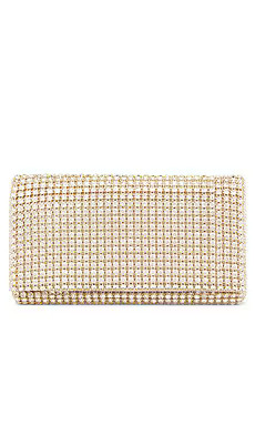 olga berg Mariana Crystal Clutch in Champagne from Revolve.com | Revolve Clothing (Global)