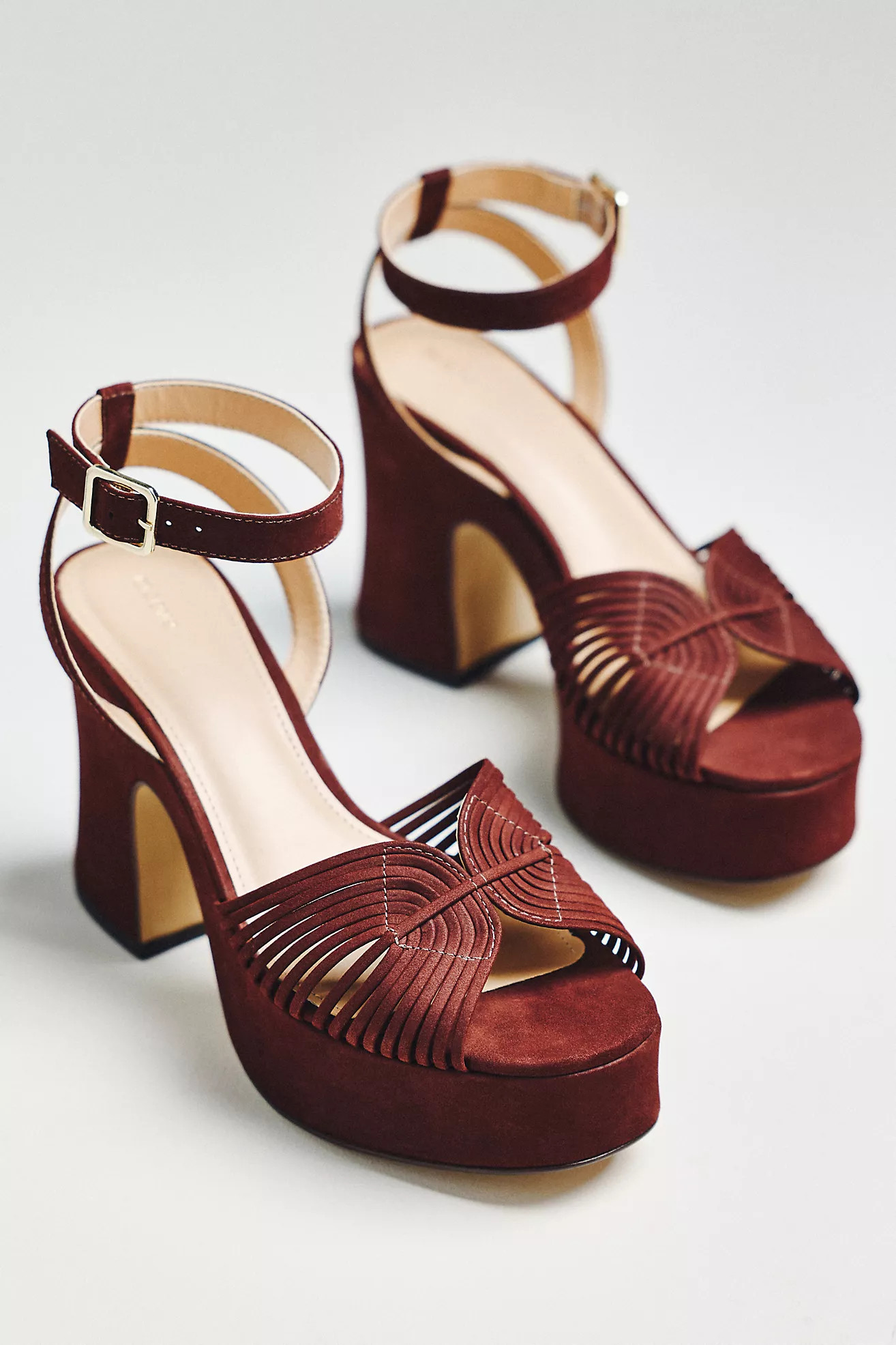 Lorelei Leather Platform Sandals | Anthropologie (US)