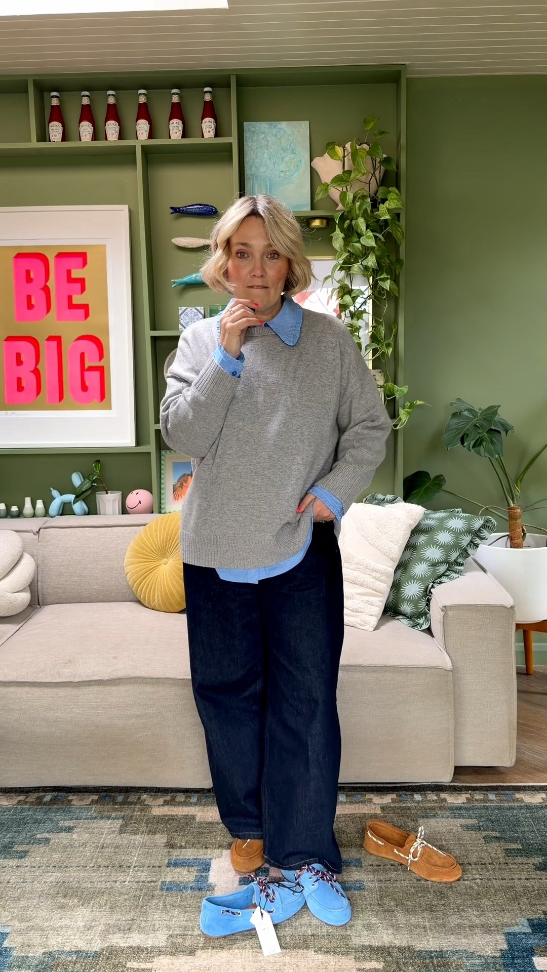 I am sending some shoes back. Promise.
The shirt is staying FOREVER and will live a happy life with all my other blue shirts.
INPOx
Or maybe I won’t.

#LTKwinter #LTKuk #LTKover50style