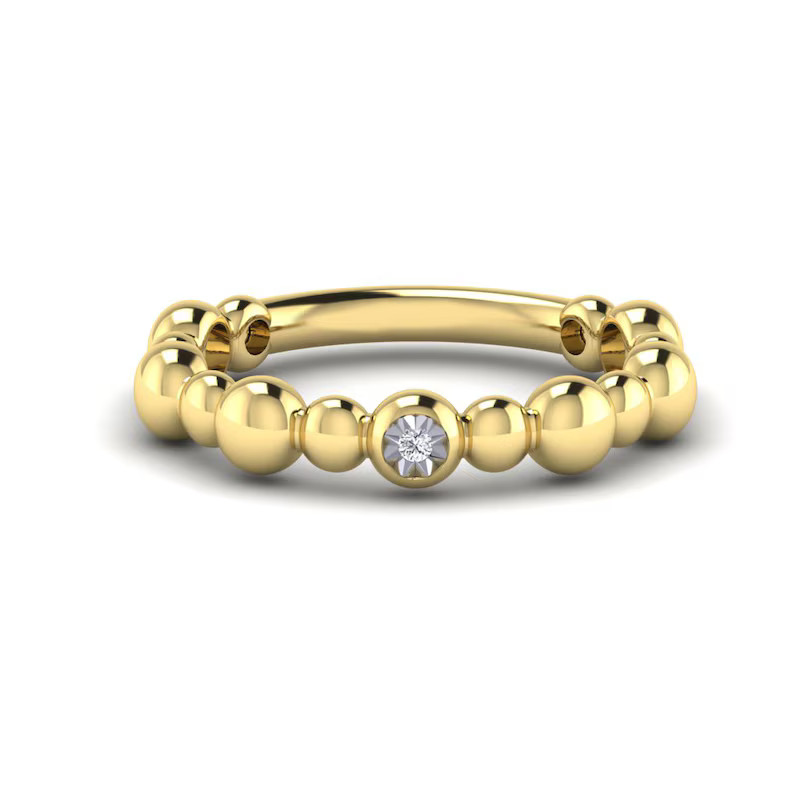 KLEORA AURORA Modern Electrum™ Miracle Plate Diamond Ring | Ernest Jones