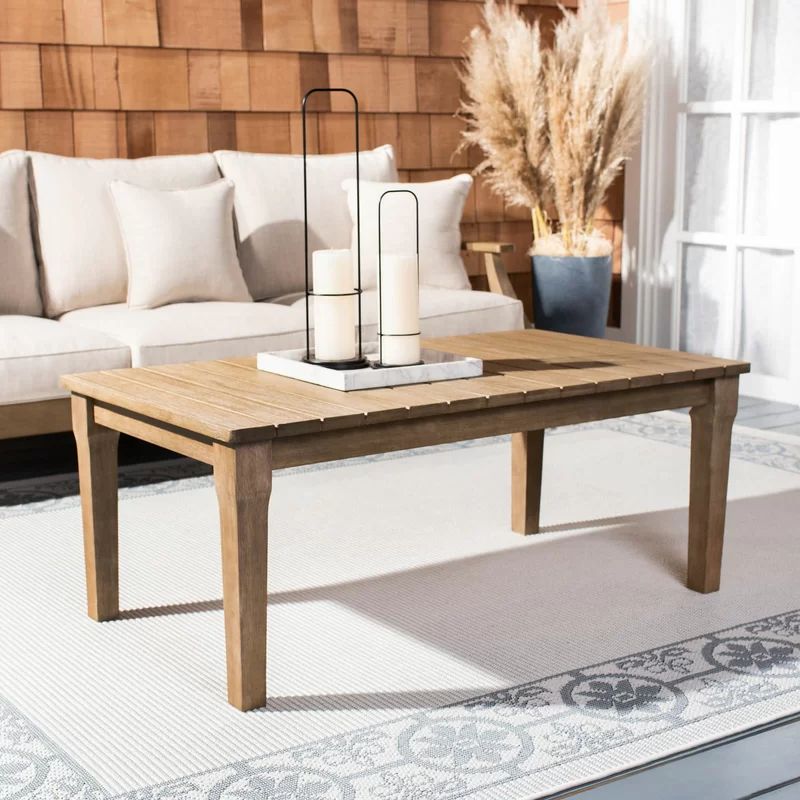 Ducan Eucalyptus Outdoor Coffee Table | Wayfair North America