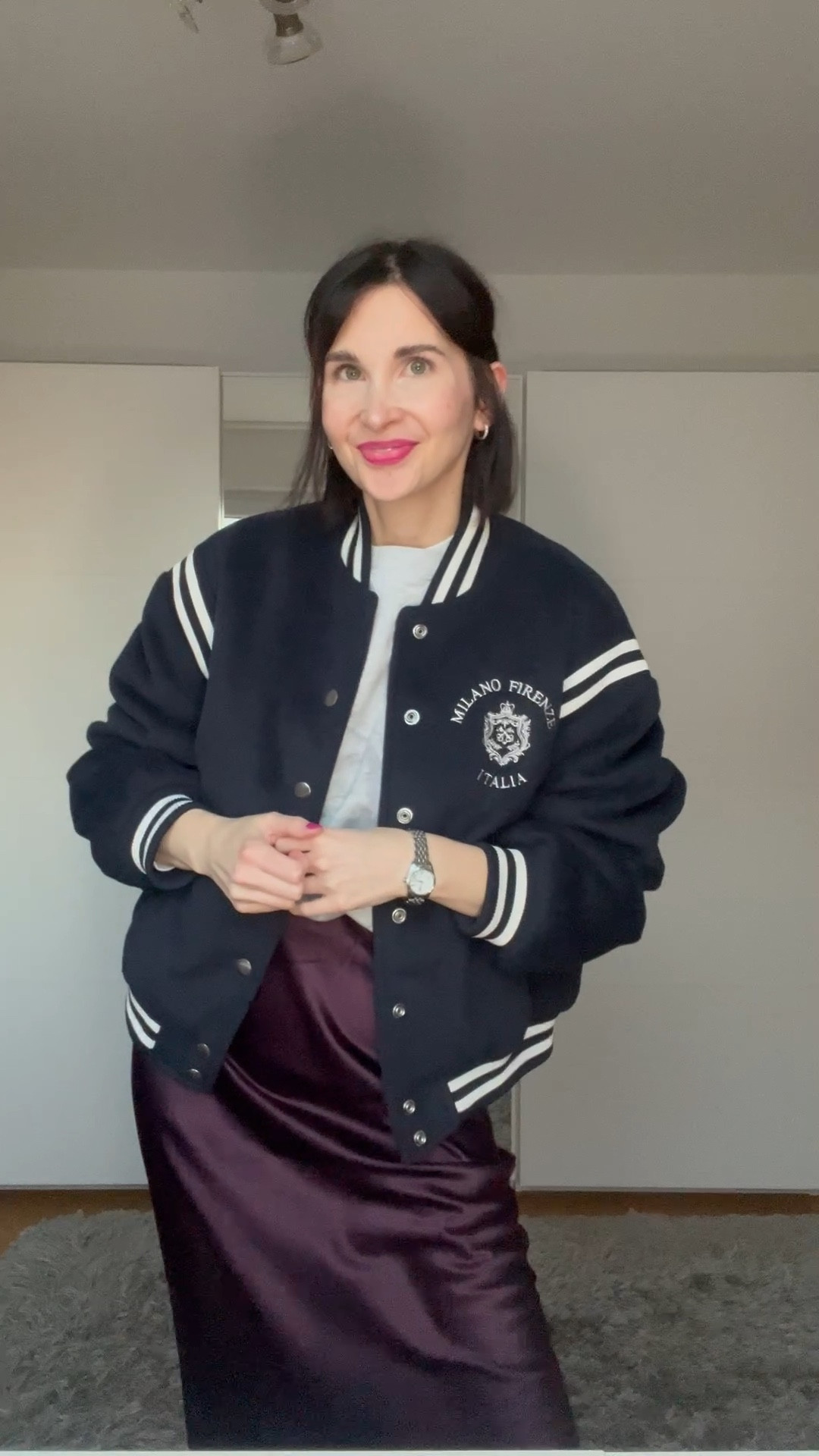 Herbst-Look mit Baseball-Jacke und Satin-Rock ✨

#LTKautumn #LTKdeutschland #LTKstyletip