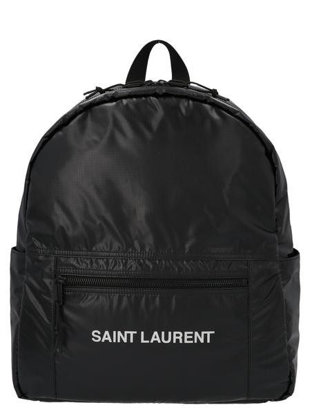 Saint Laurent Nuxx Logo Print Backpack | Cettire Global