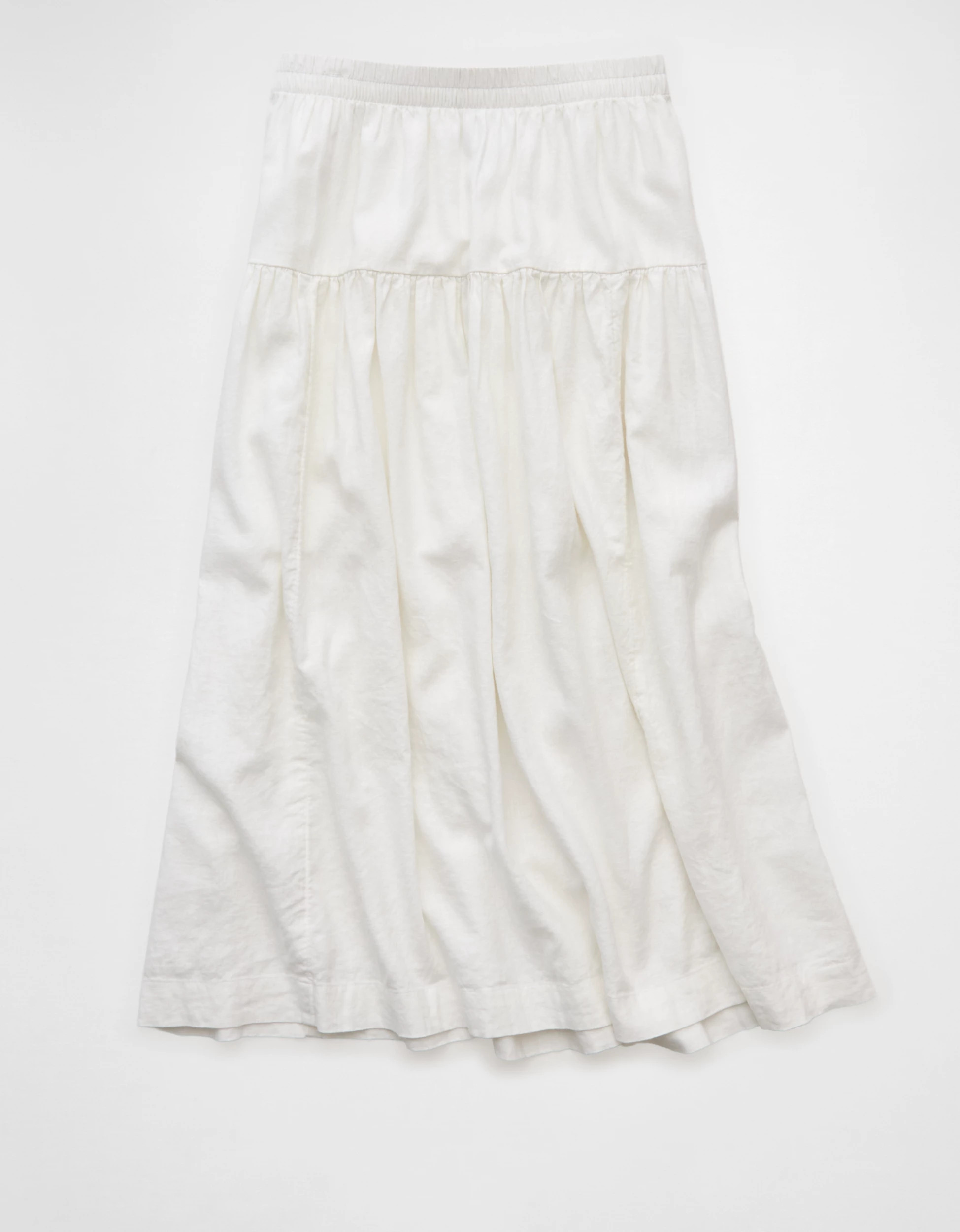 AE Mid-Rise Linen-Blend Maxi Skirt | American Eagle Outfitters (US & CA)