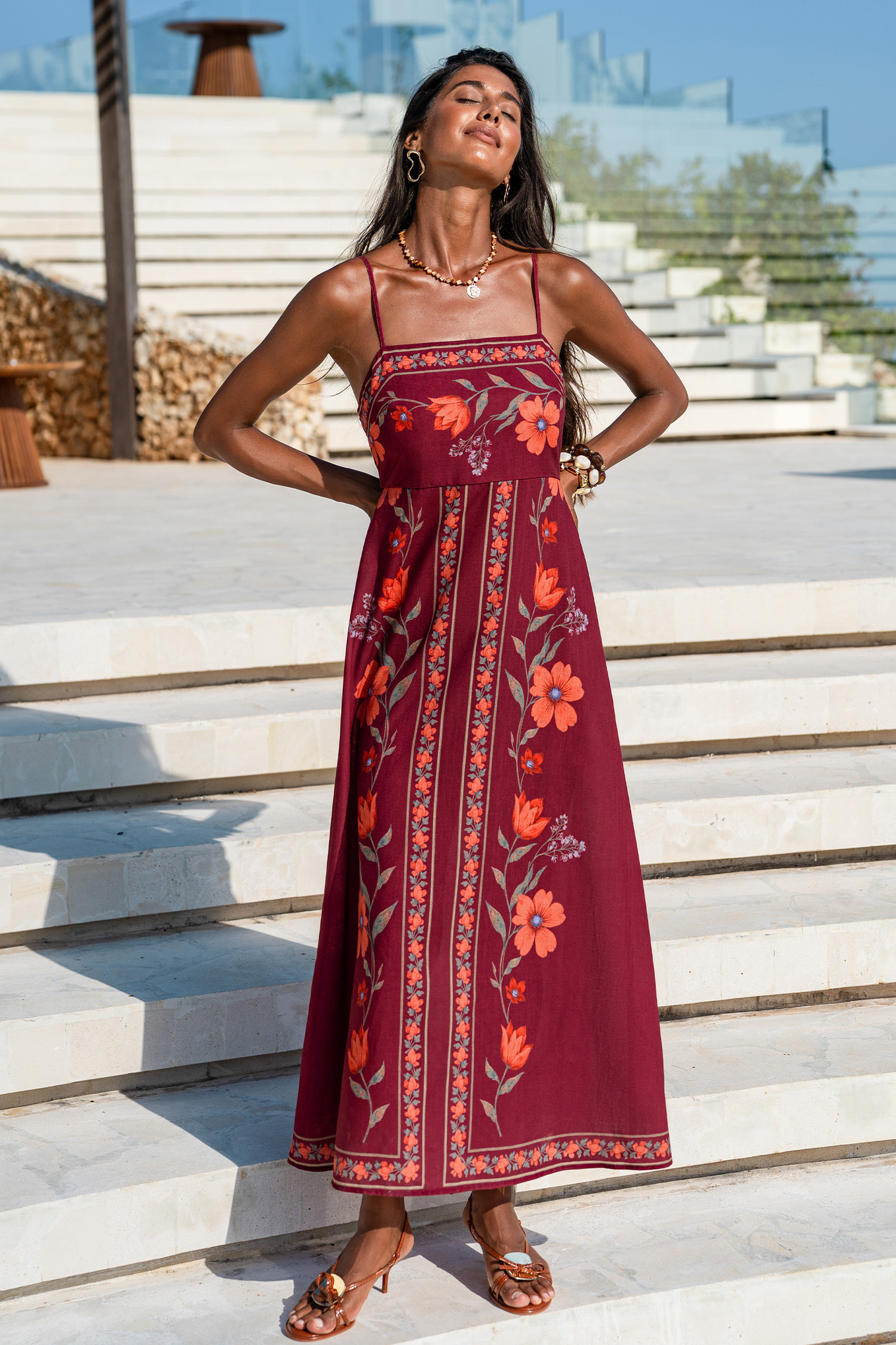 Open Invitation Floral Maxi Dress | Cupshe US