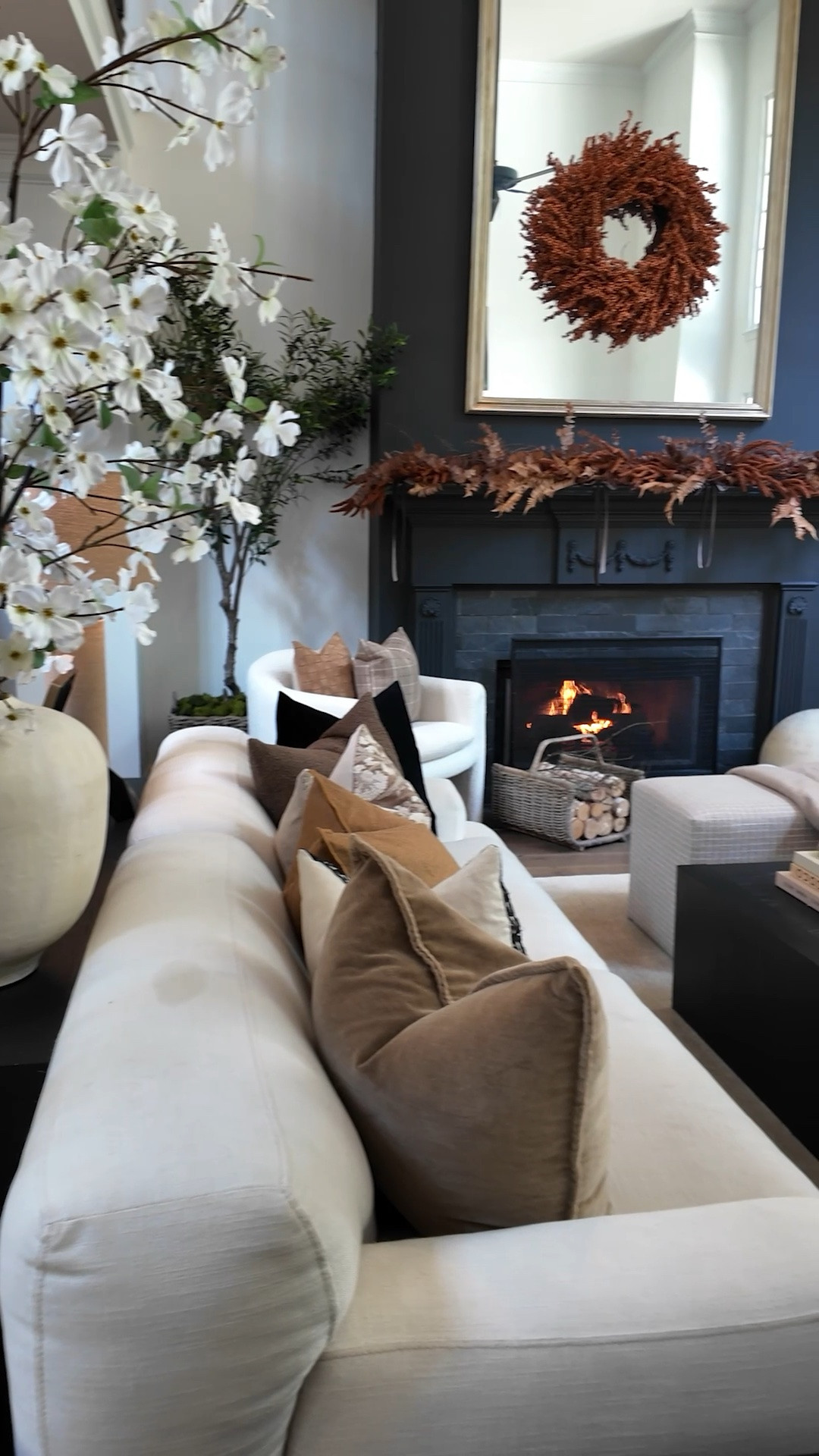 OKAY FALL!!! I think we finally nailed it in this room and I am OBSESSED.

There is something about completely transforming a room for a new season that makes the whole house feel exciting again. We layered in warmer textures, cozy throws, candlelight, fall florals, deeper tones and all those little collected details that instantly make you want to curl up and stay awhile.

And now the mornings are finally starting to feel a little crisp?! EEP. It’s happening!!! Give me open windows, candles burning, cozy blankets, soup on the stove and absolutely no plans to leave this room. 

I linked everything I could from this space so you can bring a little of this cozy fall feeling into your own home too! 🤎

#LTKHome #LTKSeasonal #LTKCon