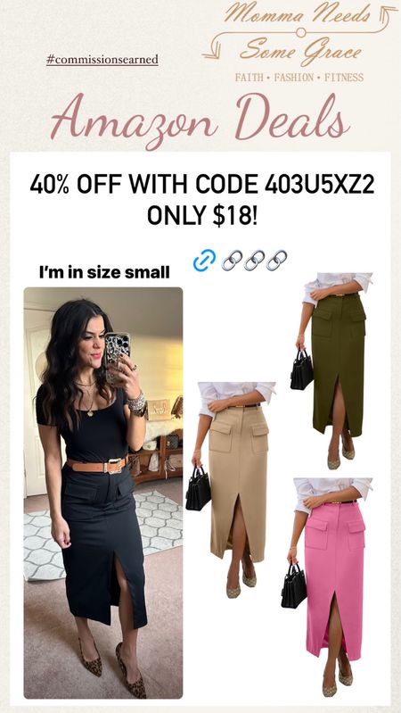 Great cargo skirt on promo! 

Use code: 403U5XZ2
Only $18!

I am in a size small!

#LTKWorkwear #LTKSaleAlert #LTKFindsUnder50