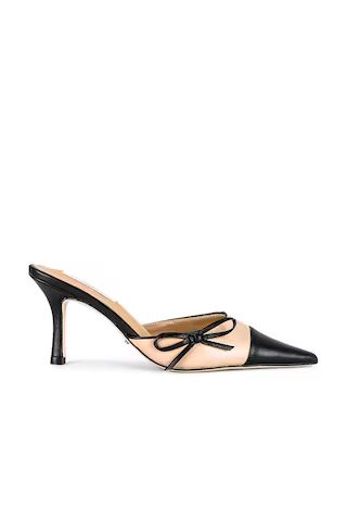 Tony Bianco Shirley Mule in Beech & Black from Revolve.com | Revolve Clothing (Global)