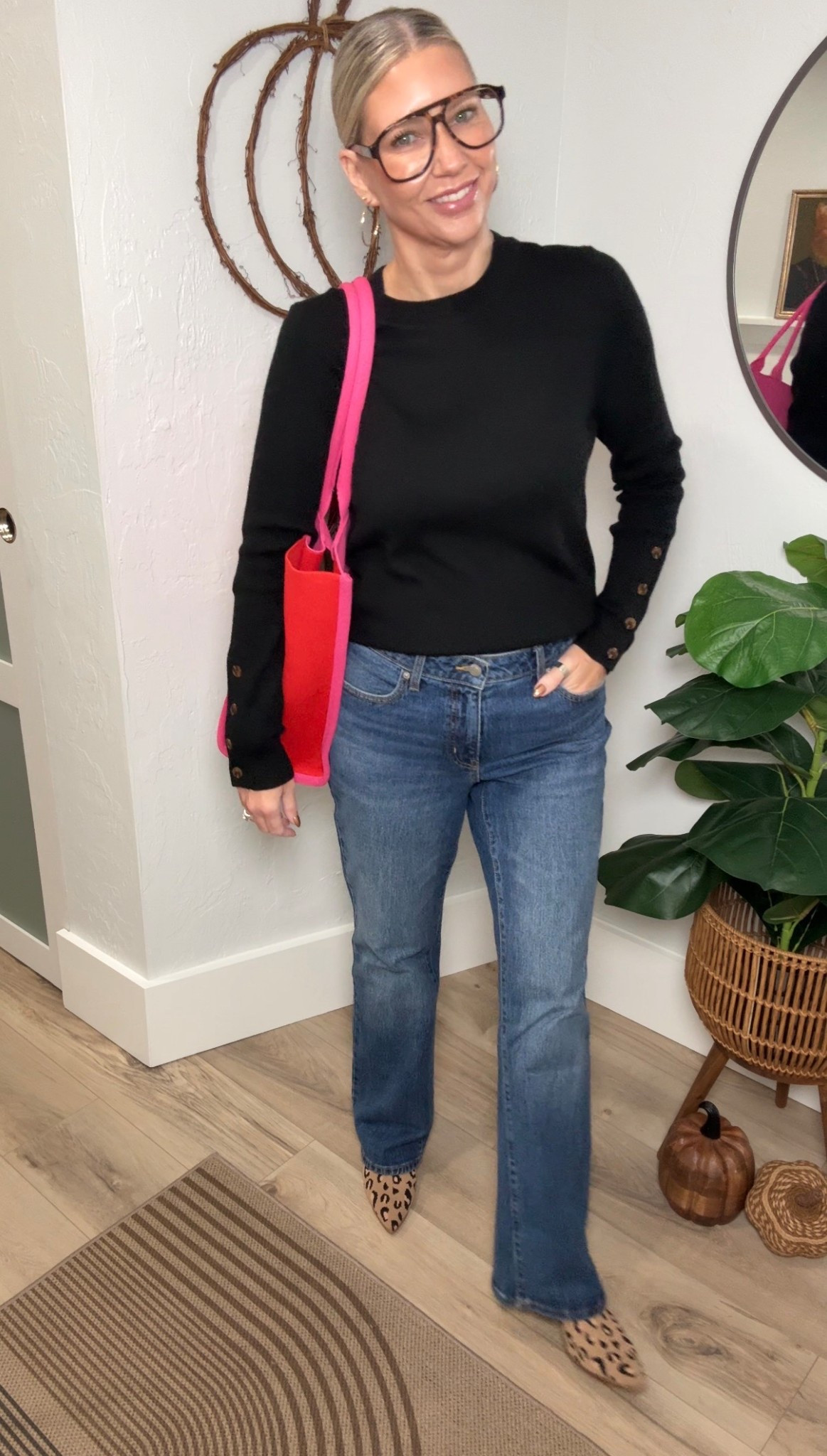 A sweater, jeans and boots?! 
The fall outfit go to for me! 

Sweater’s from Arach & Cloz found on Amazon. I’m wearing a medium but could easily size down to a small. The sweater is a ribbed soft fabric with buttons at the cuff. 

My jeans are from Free Assembly found at Walmart. They’re the perfect length with boots. I’m 5’6 with a short inseam. I definitely recommend sizing down 1-2. 

My boots are from CosyIsland  

#LTKStyleTip #LTKFindsUnder50 #LTKOver40