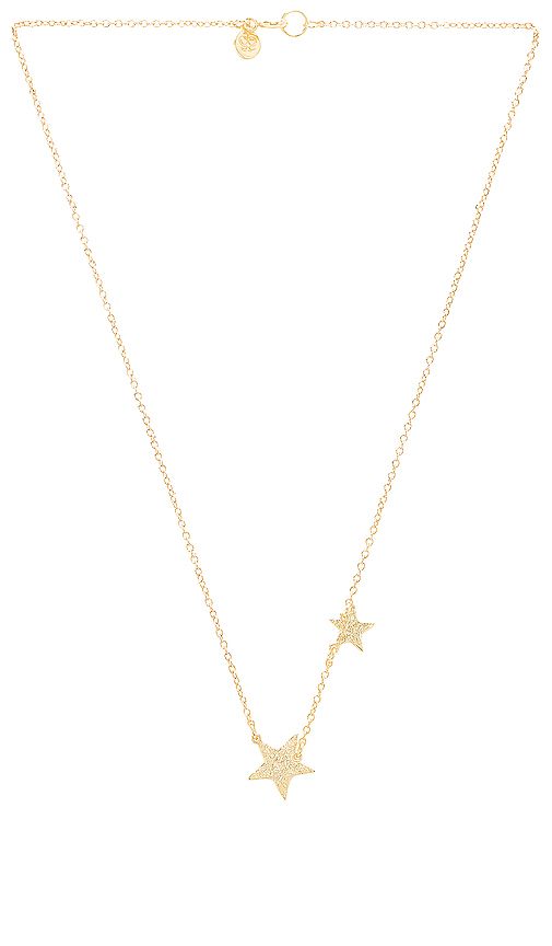 gorjana Super Star Necklace in Metallic Gold. | Revolve Clothing