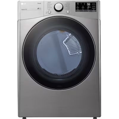 LG  ThinQ 7.4-cu ft Stackable Electric Dryer (Graphite Steel) ENERGY STAR | Lowe's