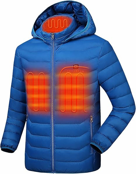 Venustas Heated Jacket with Battery Pack 5V (Unisex), Heated Coat for Women and Men with Detachab... | Amazon (US)