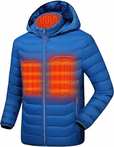 Venustas Heated Jacket with Battery Pack 5V (Unisex), Heated Coat for Women and Men with Detachab... | Amazon (US)