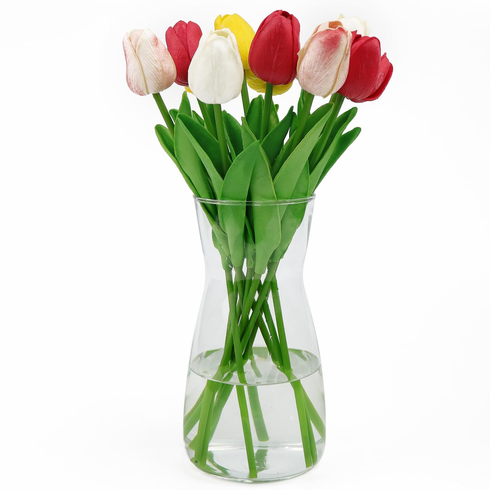 DARENYI Clear Glass Vase for Centerpieces, Home Decor, 8 inch Tall Large Opening Glass Flower Vas... | Amazon (CA)