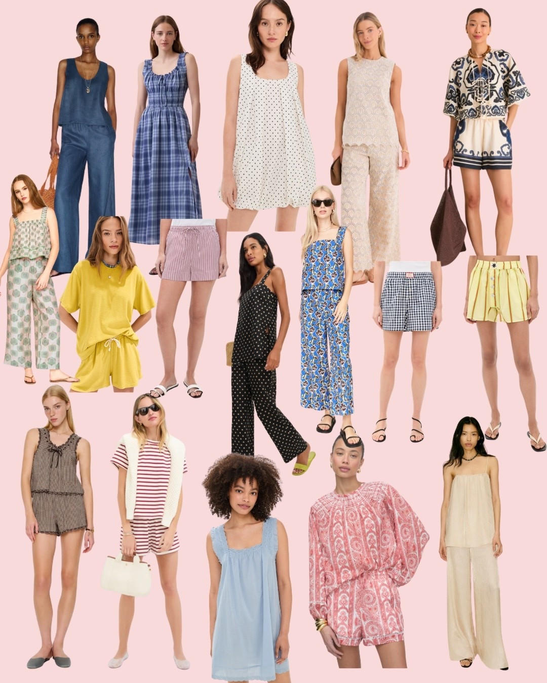 Find request: post partum outfits for spring and summer, cute casual. Loose fabrics and elastic waist bands will be your best friend! Matching set to feel put together.  

#LTKootd #LTKmomlife #LTKdayinmylife