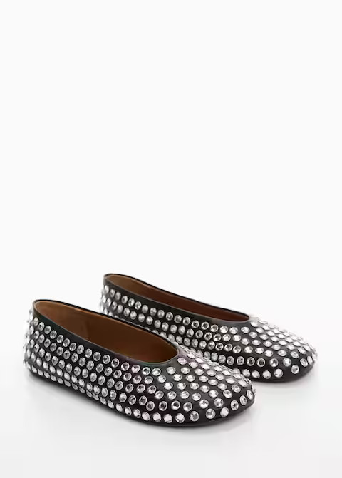 Rhinestone ballerina -  Women | Mango USA | MANGO (US)