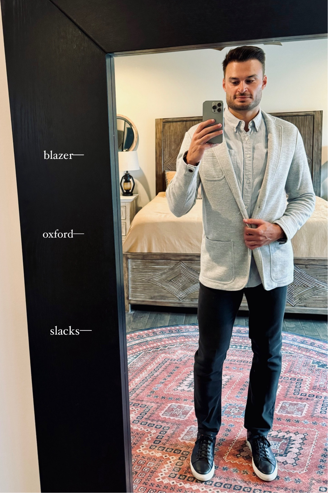 Going into the office today. Business casual outfit. Large Tall Blazer. Large Tall button down oxford shirt. 32x34 stretchy slacks. I’m 6’4’’ 200. I suggest “Talls” if you’re 6’2’’ +  

#LTKworkwear #LTKstyletip #LTKmens