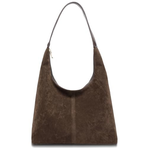 Suede Bag for Women,Suede Tote Hobo Bags,Handbag,Slouchy Shoulder Bag | Amazon (US)