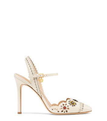 MARGUERITE PERFORATED SLINGBACK SANDAL | Tory Burch US