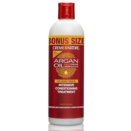 Creme of Nature, Argan Oil for Hair, Intensive Conditioning Treatment, Argan Oil of Morocco, Moisturizing Hair Care, 15.2 Fl Oz | Amazon (US)