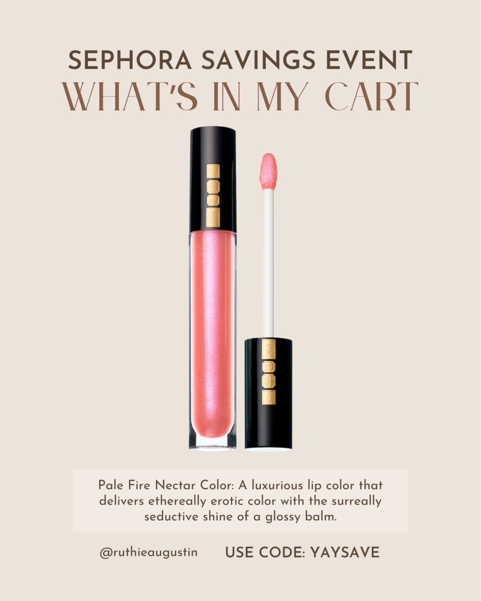 Shop my Sephora sale cart. Purchasing this Pat McGrath lip gloss in the pale fire nectar shade. 

#LTKxSephora #LTKfindsunder50 #LTKsalealert