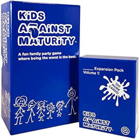 Kids Against Maturity: Card Game for Kids and Families, Super Fun Hilarious for Family Party Game Ni | Amazon (US)