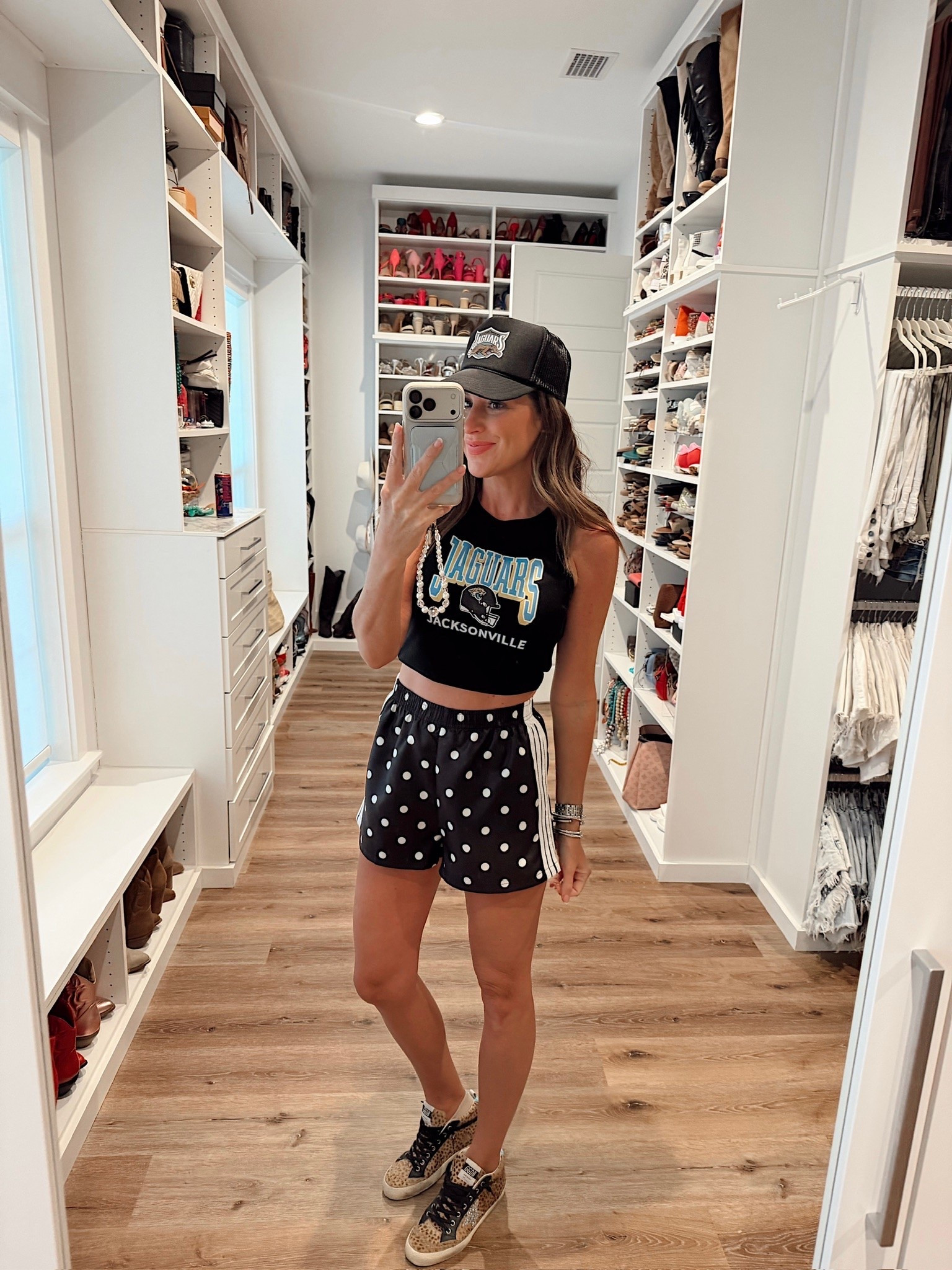 Jacksonville jaguars NFL ootd! In a small top, small shorts, hat and accessories - fits tts.

#LTKSeasonal #LTKgrwm #LTKootd