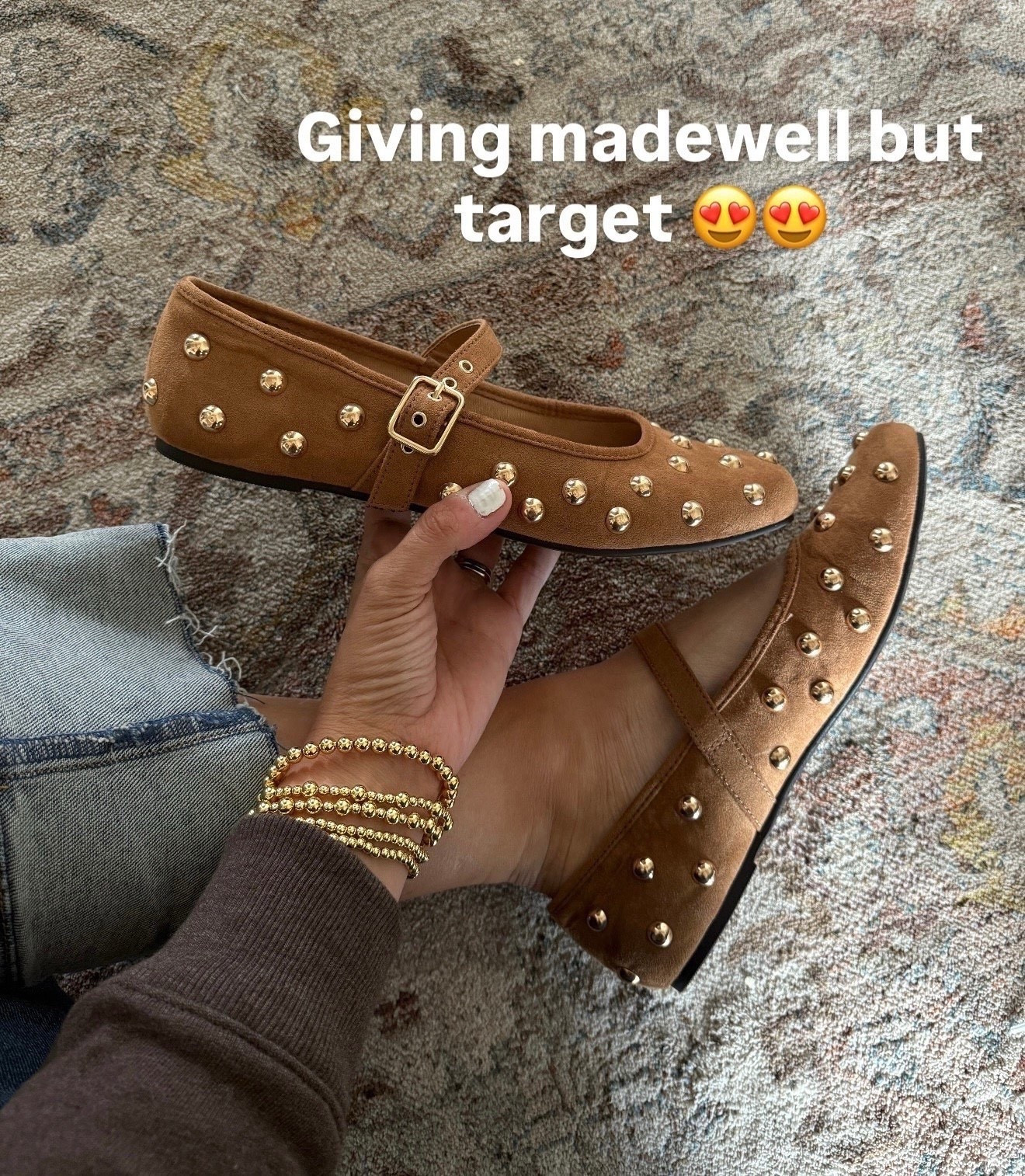 Loving these shoes perfect for fall- giving madewell but target #flats #shoes #targetfinds 

#LTKSaleAlert #LTKShoeCrush #LTKStyleTip