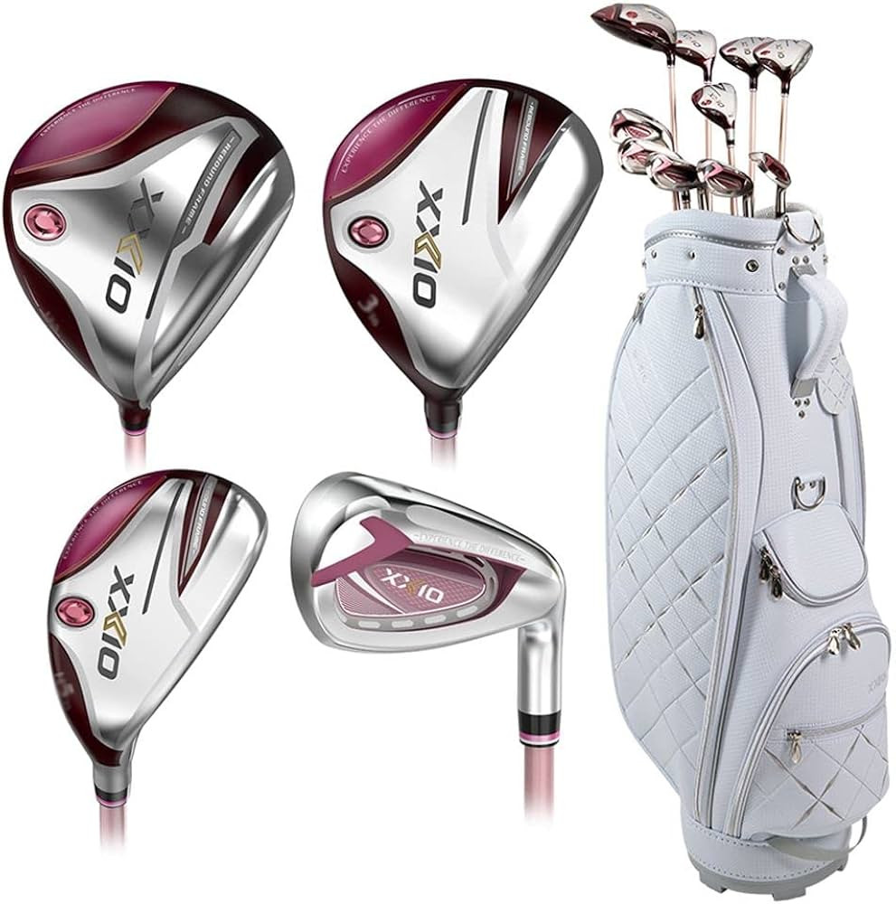 XXIO 2022 Women 12 Bordeaux Premium Full Set RH 10 Clubs + 1 Cart Bag White | Amazon (US)