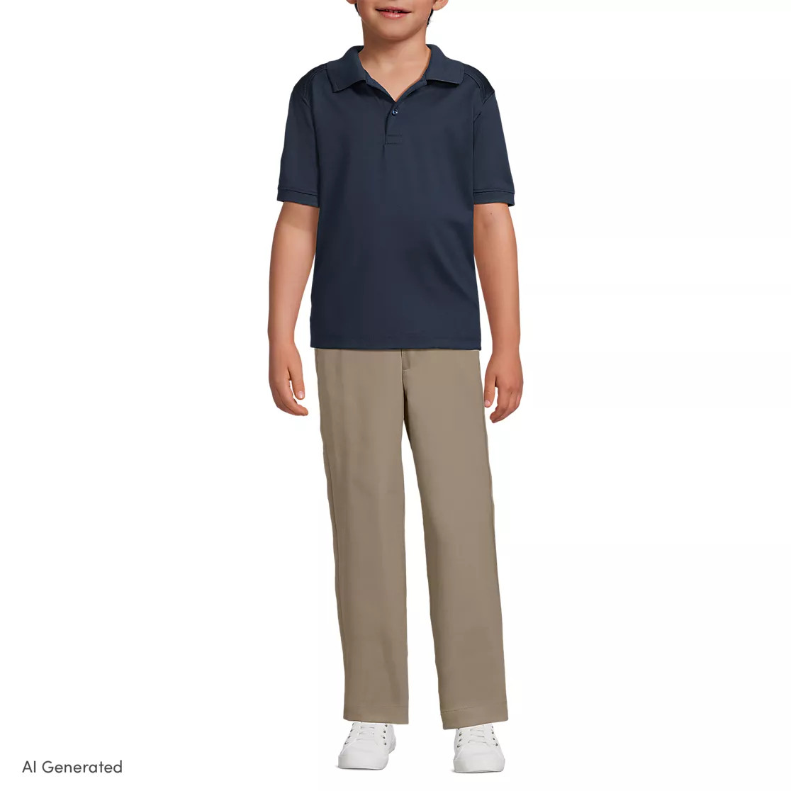 School Uniform Kids Short Sleeve Rapid Dry Polo Shirt | Lands' End (US)