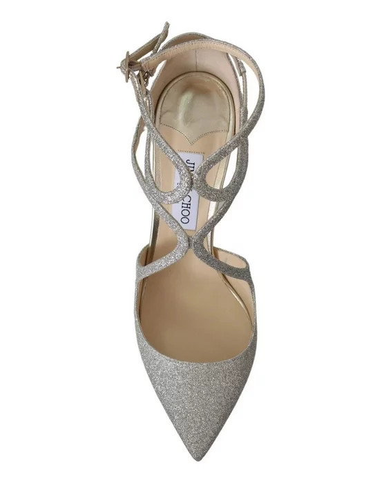 Anouk Glitter Pumps Silver Women | Karen Millen | Karen Millen UK + IE + DE + NL