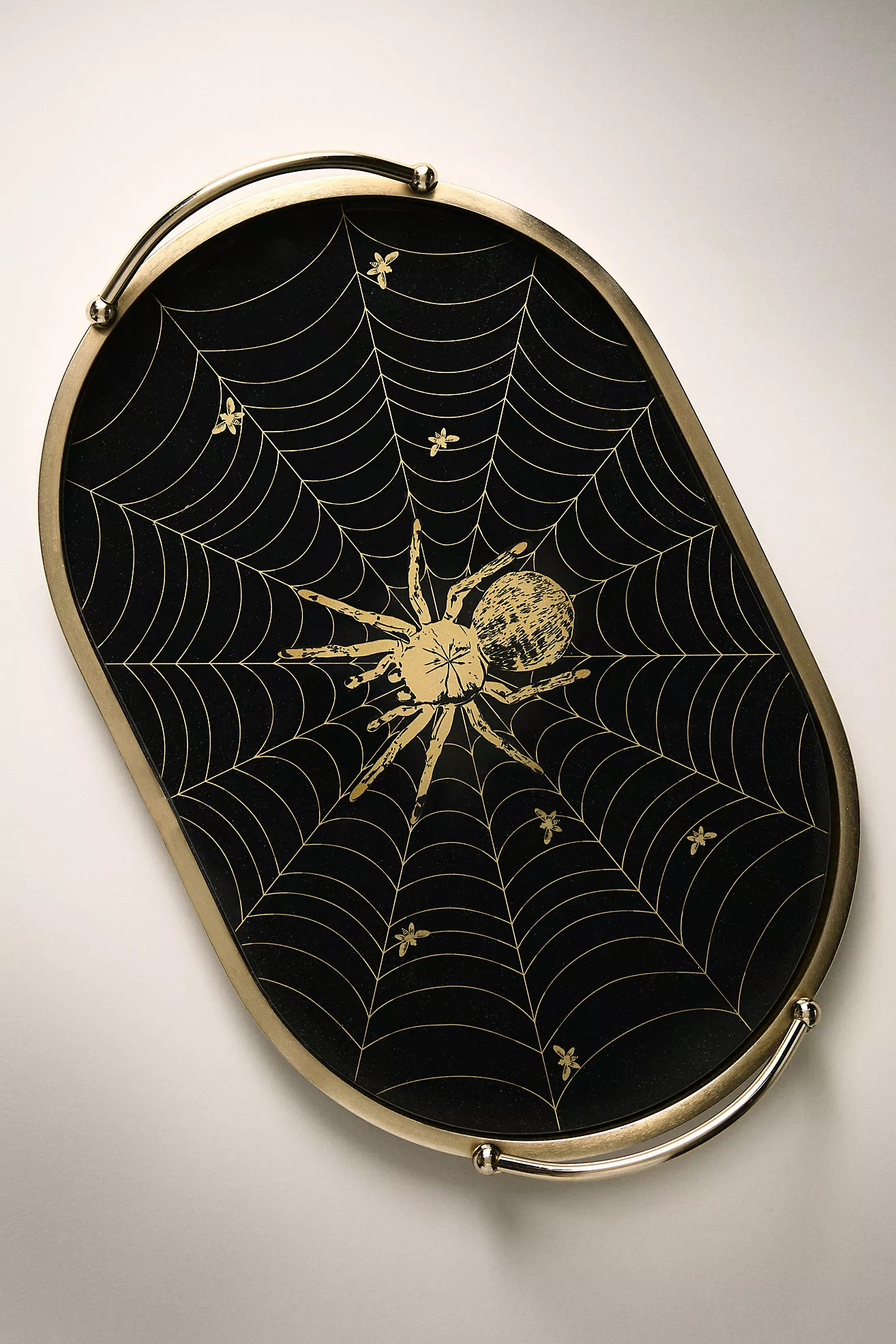 Catherine Martin Midnight Creatures Cobweb Tray | Anthropologie (US)