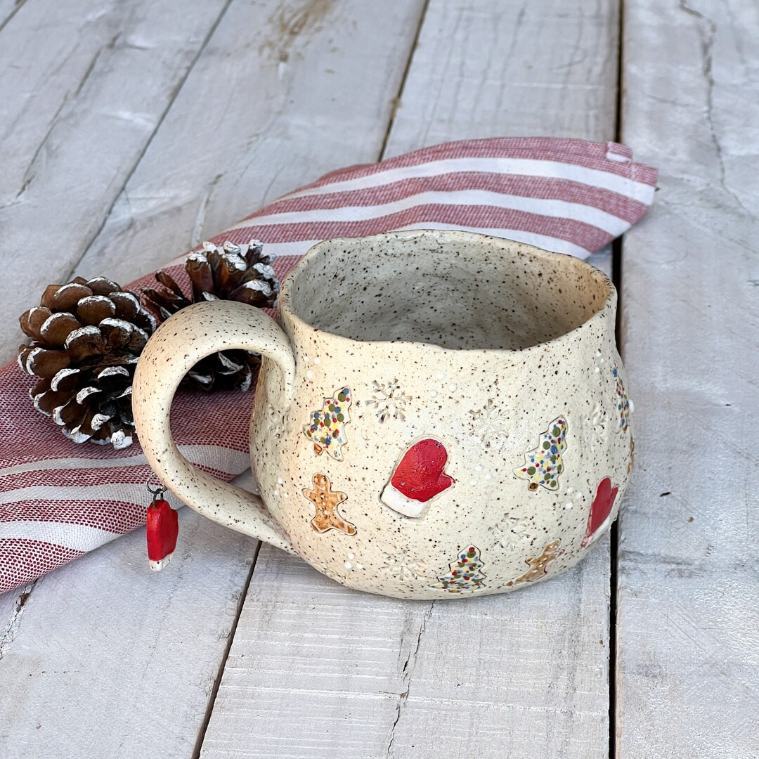 Christmas Collection Mug/coffee Mug/handmade Pottery - Etsy | Etsy (US)