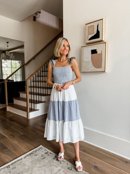 This dress would be a great outfit idea for Memorial Day! I’m wearing an XS! 

Loverly Grey, Memorial Day outfits, summer dress 

#LTKStyleTip #LTKFindsUnder100 #LTKSeasonal